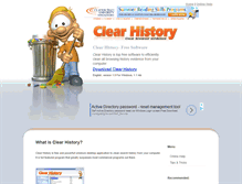 Tablet Screenshot of clear-history.net